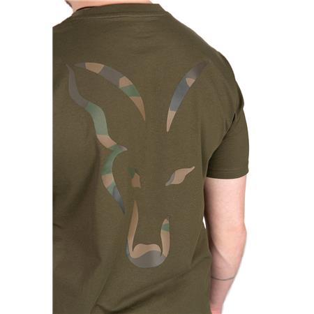 T-SHIRT MANICHE CORTE UOMO - CACHI FOX LARGE PRINT T - KAKI