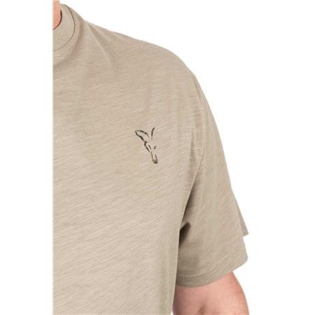 T-SHIRT MANICHE CORTE UOMO - CACHI FOX LW KHAKI LARGE PRINT T - KAKI