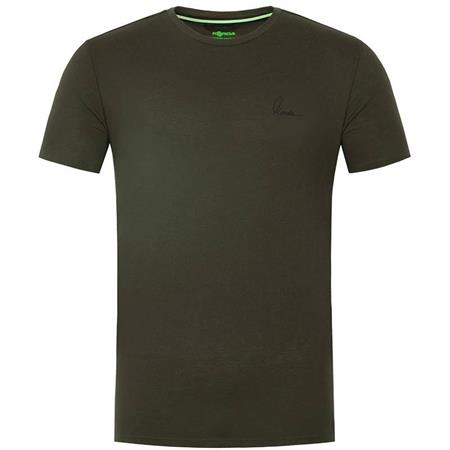 T-Shirt Maniche Corte Uomo - Dark Olive Korda Minimal - Dark Olive