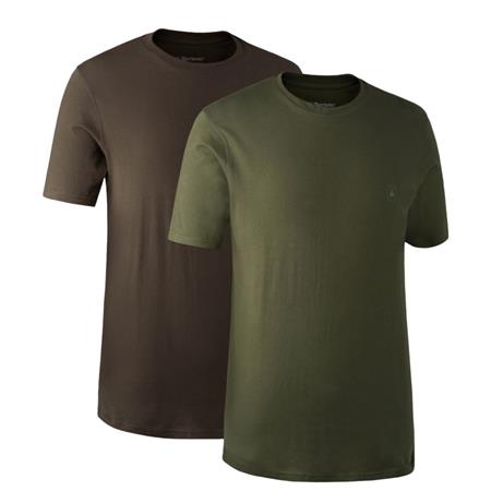 T-Shirt Maniche Corte Uomo Deerhunter 2-Pack - Pacchetto Di 2