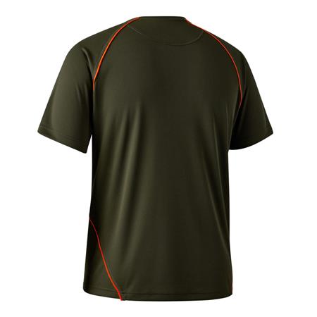 T-SHIRT MANICHE CORTE UOMO DEERHUNTER CHAMOIS - FOREST GREEN