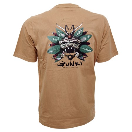 T-Shirt Maniche Corte Uomo Gunki Chief - Caramel