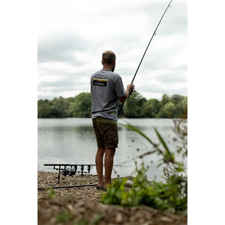 T-SHIRT MANICHE CORTE UOMO KORDA LAKEBED - GRIGIO