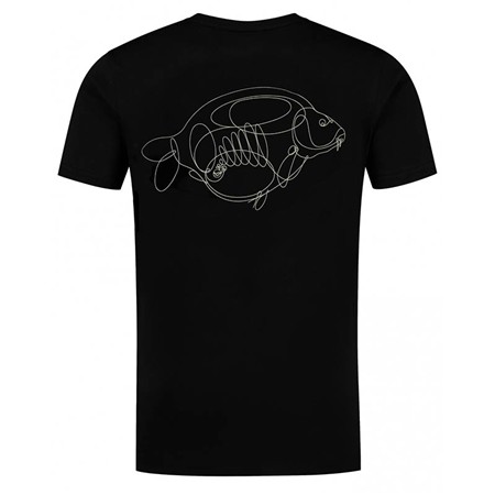 T-Shirt Maniche Corte Uomo Korda One Liner Tee - Nero