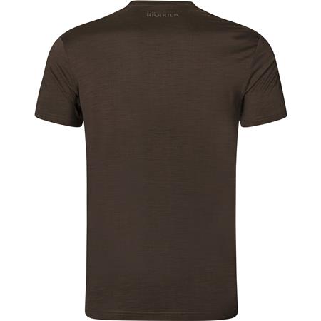 T-SHIRT MANICHE CORTE UOMO - MARONE HARKILA BASE ALL SEASON - MARRON