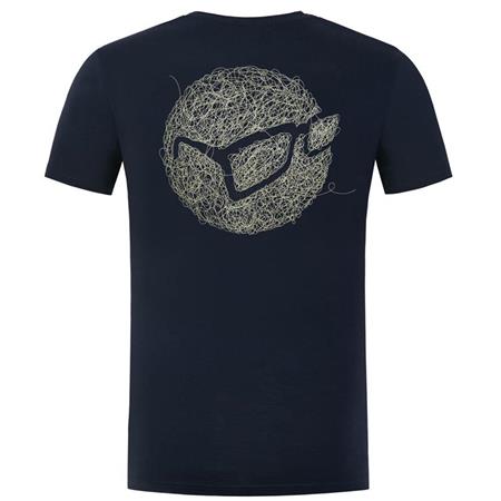 T-SHIRT MANICHE CORTE UOMO - NAVY KORDA BIRDSNEST - NAVY