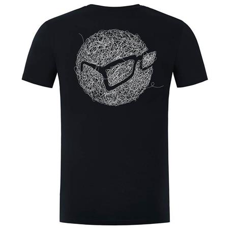 T-SHIRT MANICHE CORTE UOMO - NERO KORDA BIRDSNEST - NOIR