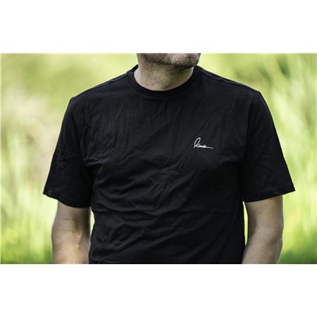 T-SHIRT MANICHE CORTE UOMO - NERO KORDA MINIMAL - NOIR