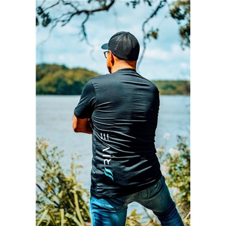 T-SHIRT MANICHE CORTE UOMO RIVE - NERO