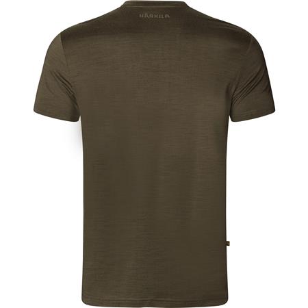 T-SHIRT MANICHE CORTE UOMO - VERDE HARKILA BASE ALL SEASON - VERT