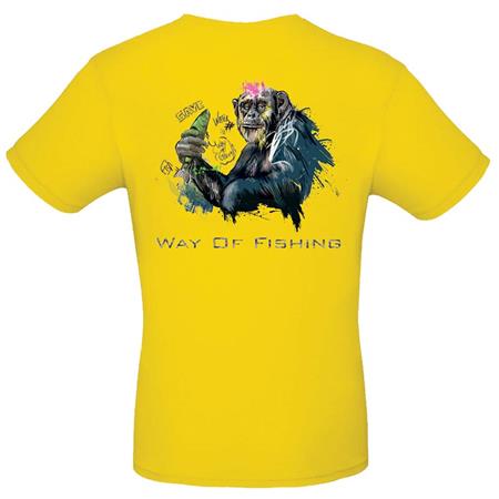 T-SHIRT MANICHE CORTE UOMO W.O.F. BONOBO - GIALLO