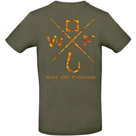 T-SHIRT MANICHE CORTE UOMO W.O.F. CROIX - KAKI