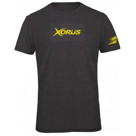 T-Shirt Maniche Corte Uomo Xorus - Grigio Antracite/Giallo