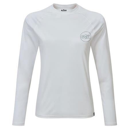 T-Shirt Maniche Lunghe Donna - Bianco Gill Xpel Tec L/S - Blanc