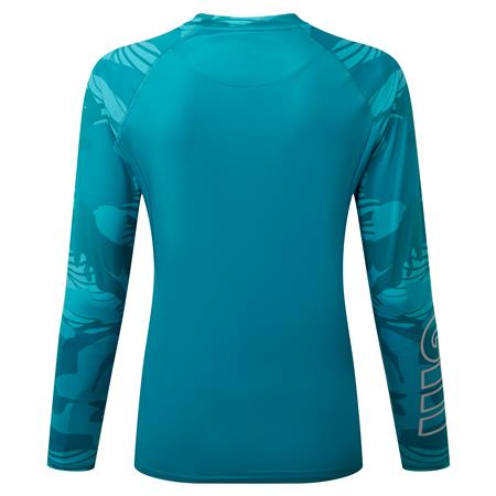 T-SHIRT MANICHE LUNGHE DONNA - BLU GILL XPEL TEC L/S - BLEU