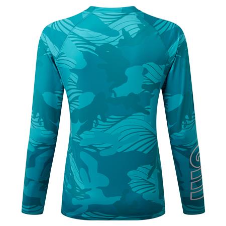 T-SHIRT MANICHE LUNGHE DONNA - POOL CAMO GILL XPEL TEC L/S - POOL CAMO