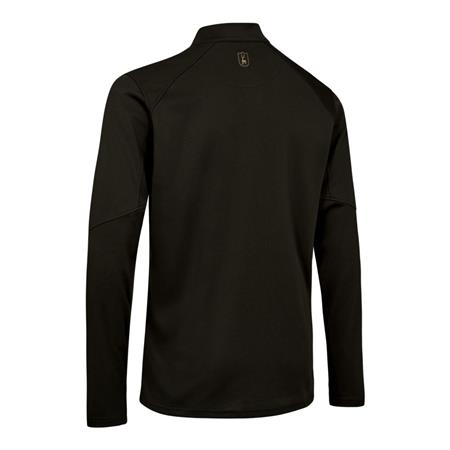 T-SHIRT MANICHE LUNGHE UOMO DEERHUNTER CLIMATE DEMI-ZIPPÉ AVEC 37.5 TECHNOLOGY - FOREST GREEN