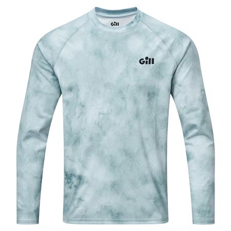 T-SHIRT MANICHE LUNGHE UOMO - GLACIER CAMO GILL XPEL TEC L/S - GLACIER CAMO