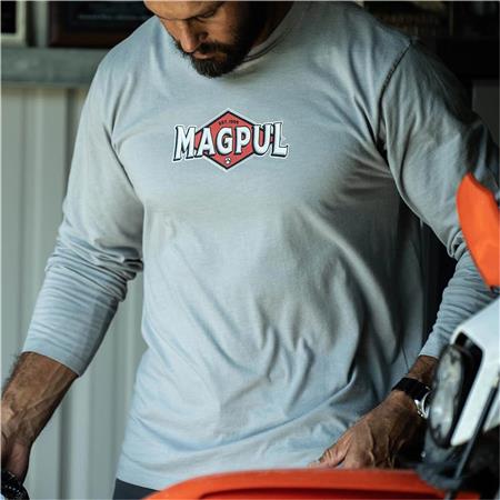 T-SHIRT MANICHE LUNGHE UOMO - GRIGIO MAGPUL STATION - GRIS