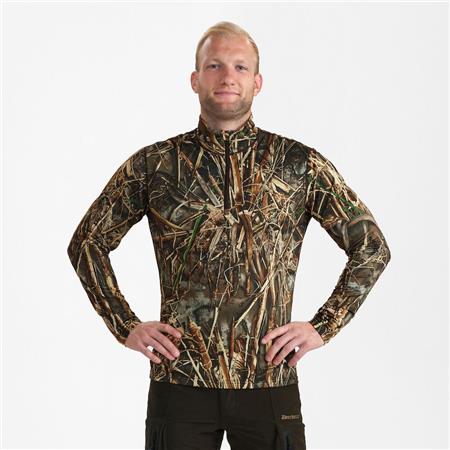 T-SHIRT MANICHE LUNGHE UOMO - REALTREE MAX 7 DEERHUNTER GAME ZIP - REALTREE MAX 7