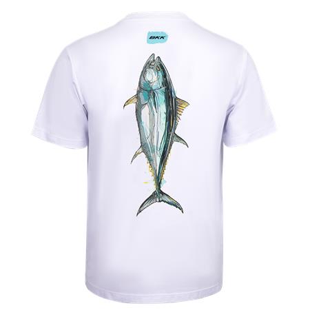 T-Shirt Med Korte Ærmer Bkk Short Sleeve Casual Shirt Tuna - Hvid