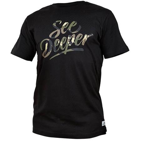 T-Shirt Med Korte Ærmer Til Herre Fortis See Deeper - Sort