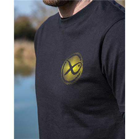 T-SHIRT MED KORTE ÆRMER TIL HERRE FOX MATRIX LARGE FADE T-SHIRT BLACK/LIME - SORT