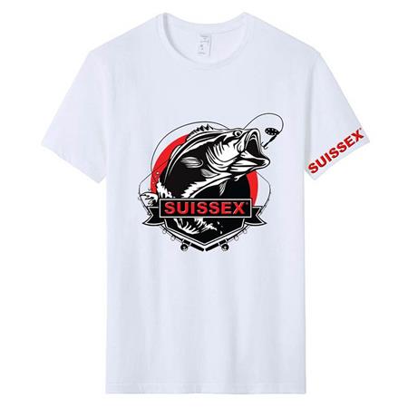 T-Shirt Med Korte Ærmer Til Herre Suissex - Hvid
