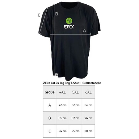 T-SHIRT MED KORTE ÆRMER TIL HERRER ZECK ZECK CATFISH BIG BOY T-SHIRT - SORT