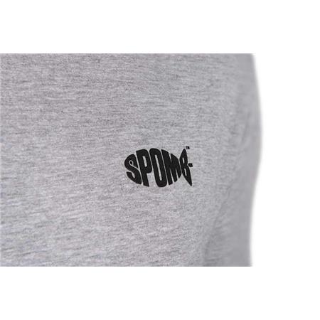 T-SHIRT MED KORTE ÆRMER TIL MÆND SPOMB GREY T - SORT