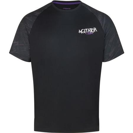 T-SHIRT MED KORTE ÆRMER TIL MÆND WYCHWOOD AGITATOR UV T SHIRT - SORT