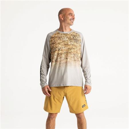 T-Shirt Med Lange Ærmer Til Herre Adventer & Fishing Zeder Anti Uv - Sandart
