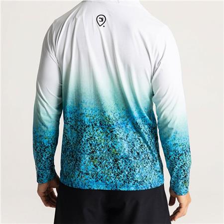 T-SHIRT MED LANGE ÆRMER TIL MÆND ADVENTER & FISHING GOLON ANTI UV - BLÅ