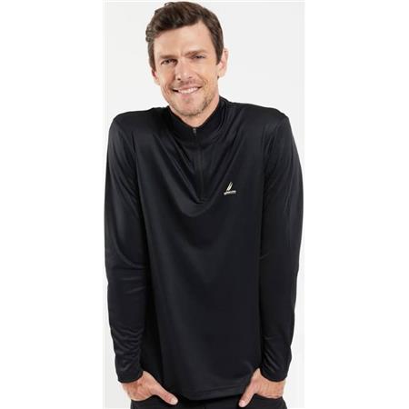 T-Shirt Męski Z Długim Rękawem Bermudes Gwen - Czarny