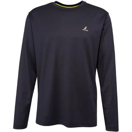 T-Shirt Męski Z Długim Rękawem Bermudes Vallon - Granatowy