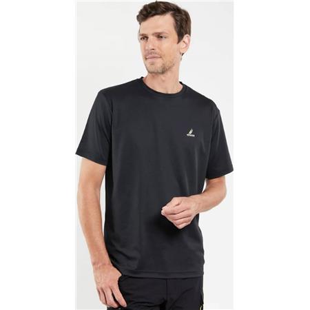 T-Shirt Męski Z Krótkim Rękawem Bermudes Valewood - Czarny