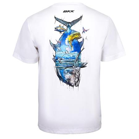 T-Shirt Męski Z Krótkim Rękawem Bkk Short Sleeve Casual Shirt Brand Values Gt - Biały