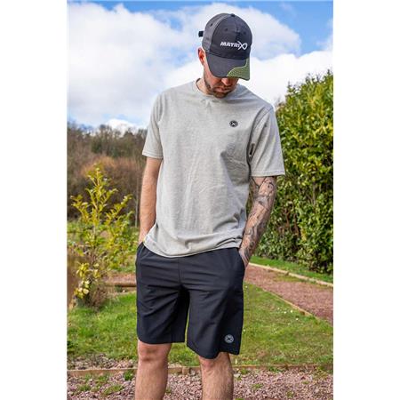 T-SHIRT MĘSKI Z KRÓTKIM RĘKAWEM FOX MATRIX MINI LOGO T-SHIRT - SZARY