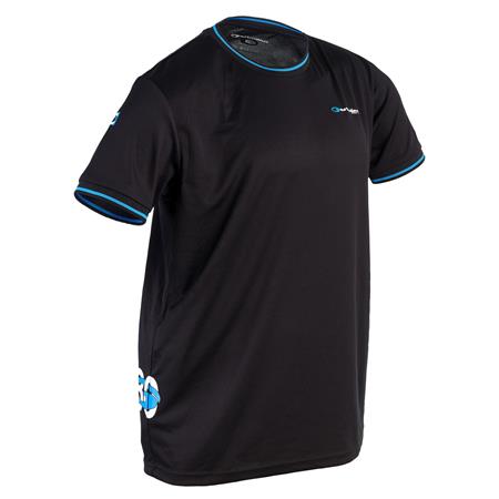 T-Shirt Męski Z Krótkim Rękawem Garbolino 80'S Series Oddychający - Czarny