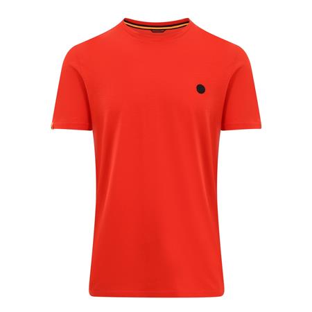 T-Shirt Męski Z Krótkim Rękawem Guru Semi Logo Tee - Czerwony