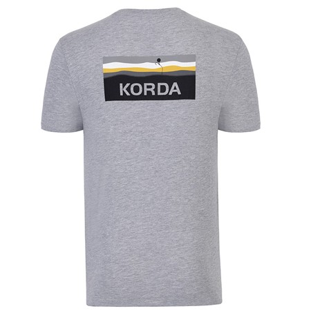 T-Shirt Męski Z Krótkim Rękawem Korda Lakebed - Szary