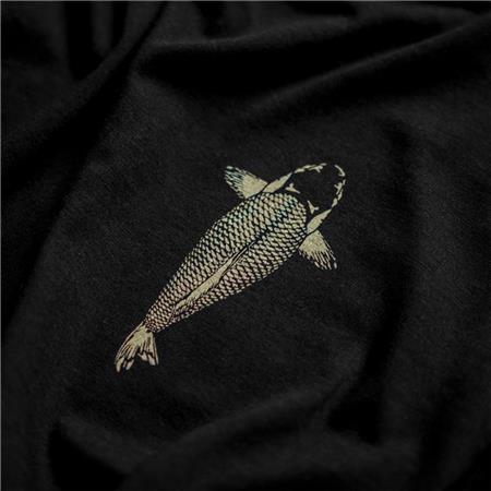 T-SHIRT MĘSKI Z KRÓTKIM RĘKAWEM KUMU MAKE YOUR OWN LUCK - CZARNY