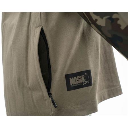 T-SHIRT MĘSKI Z KRÓTKIM RĘKAWEM NASH ZT HD LONG SLEEVE - KHAKI