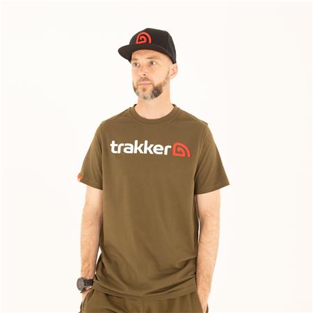 T-Shirt Męski Z Krótkim Rękawem Trakker Cr Logo T-Shirt - Khaki