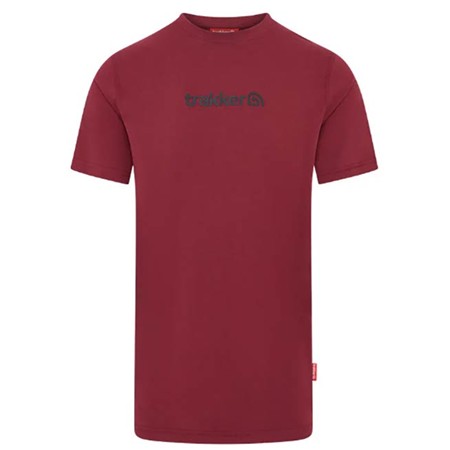 T-Shirt Męski Z Krótkim Rękawem Trakker Ripple T-Shirt - Bordowy