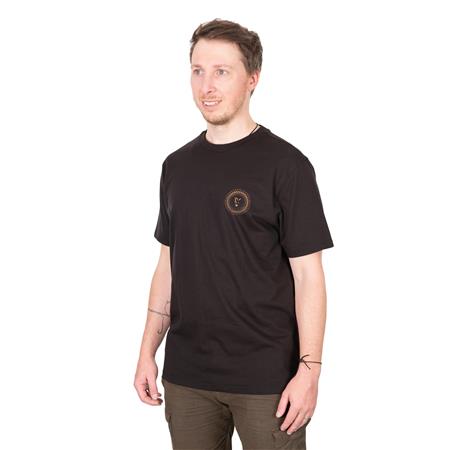 T-Shirt Męski Z Krótkimi Rękawami Fox Circle T - Brązowy