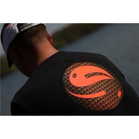 T-Shirt Met Korte Mouwen Homme Guru - Zwart/Oranje
