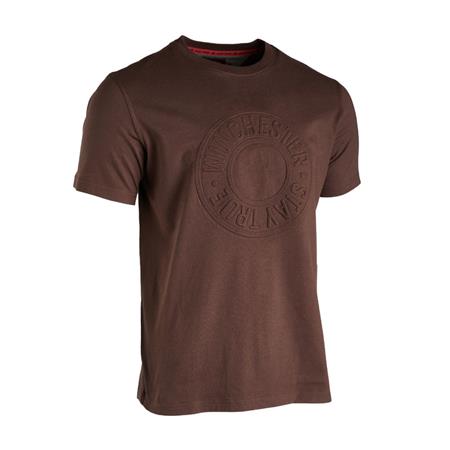 T-Shirt Met Korte Mouwen - Kastanjebruin Winchester Hope - Marron