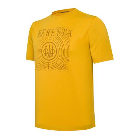 T-Shirt Met Korte Mouwen Voor Heren - Saffron Yellow Beretta Fir - Saffron Yellow