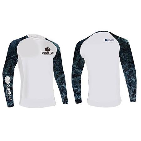 T-SHIRT MET LANGE MOUWEN HEREN OUTWATER CAMP ONE DARK BLUE